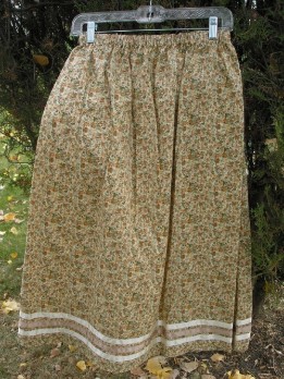 Native American made skirt with ribbons